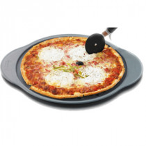 Plat à pizza , Plaque perforée à Pizza Revêtement anti-adhérent naturel en céramique 570076 